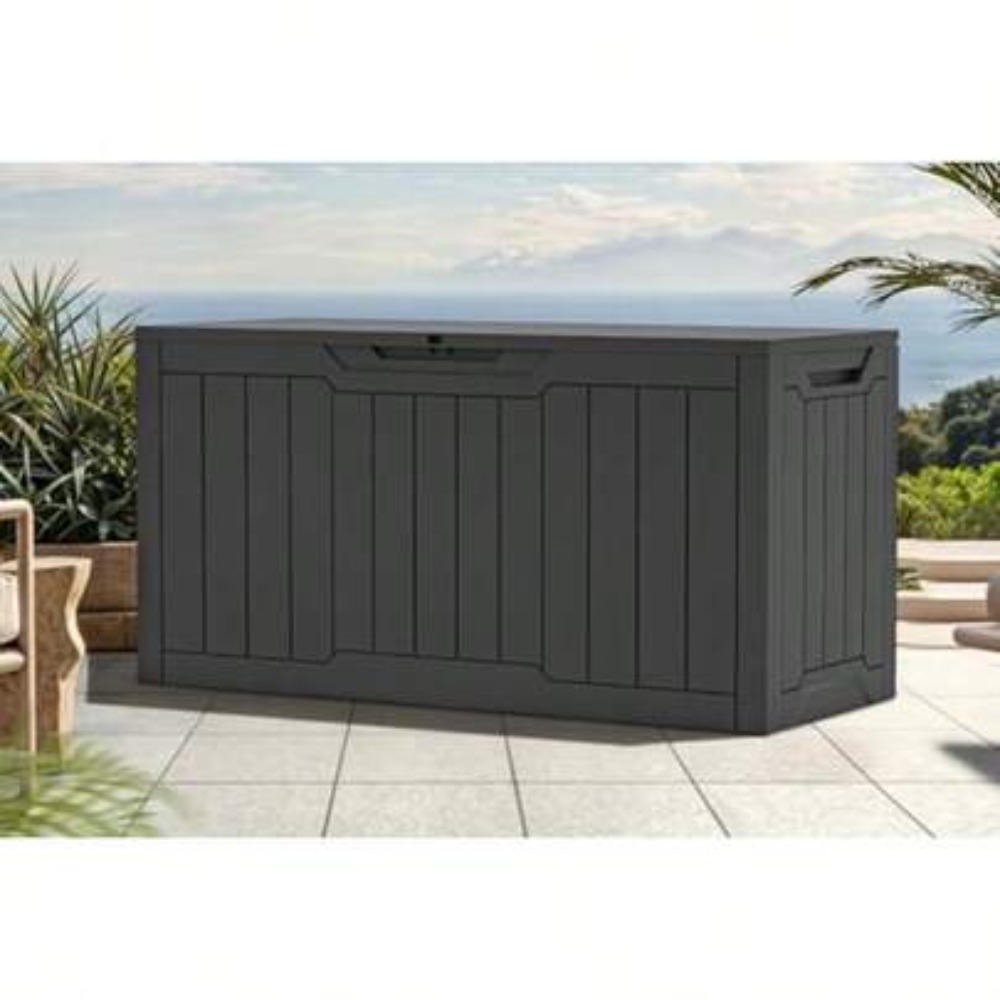 Gardening Tools Uses - 80 Gallon Waterproof Deck Box Lockable