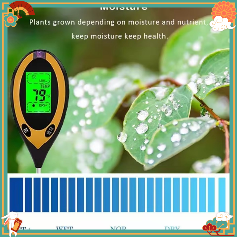 Multifunctional 4-in-1 Soil PH - Gardening Tools Uses review and price
