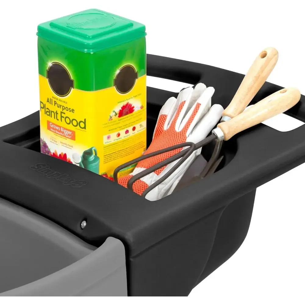Durable Wheelbarrow with Stora - Gardening Tools Made In Usa review and price