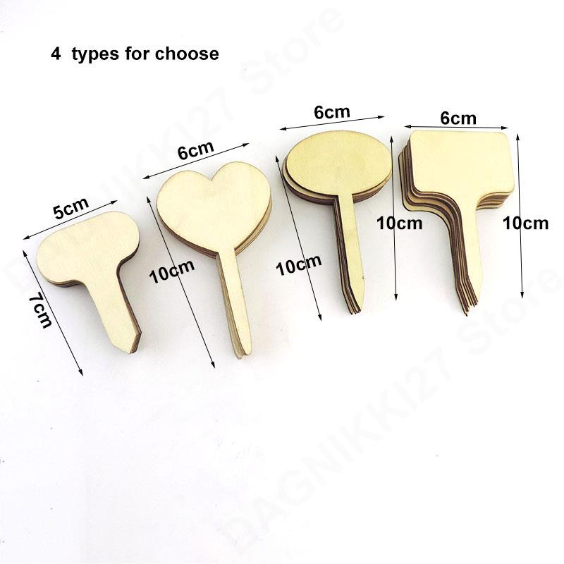 10x T-Type Wooden Plant Labels - Gardening Tools Types review and price