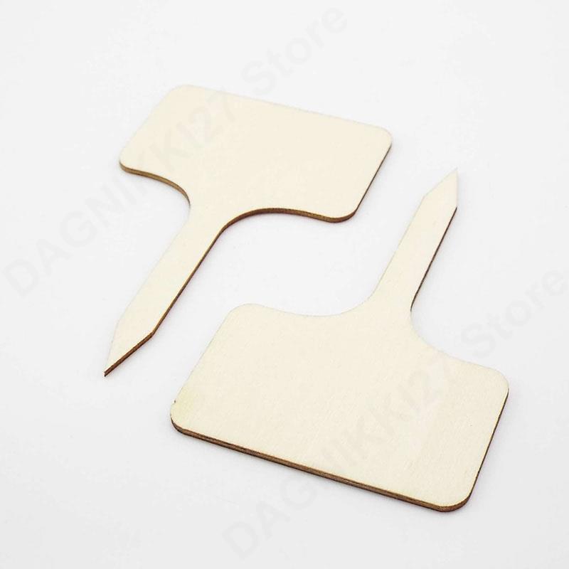 10x T-Type Wooden Plant Labels - Gardening Tools Types review and price