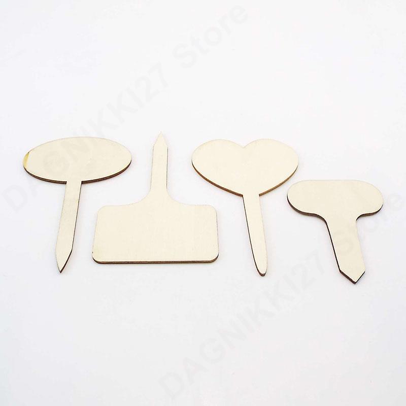 10x T-Type Wooden Plant Labels - Gardening Tools Types review and price
