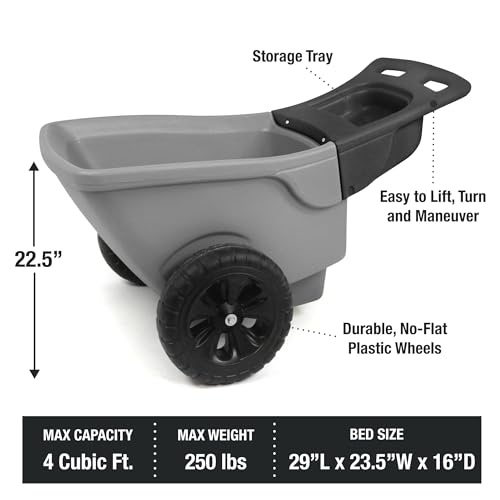Easy Haul Durable Wheelbarrow  - Gardening Tools Made In Usa review and price