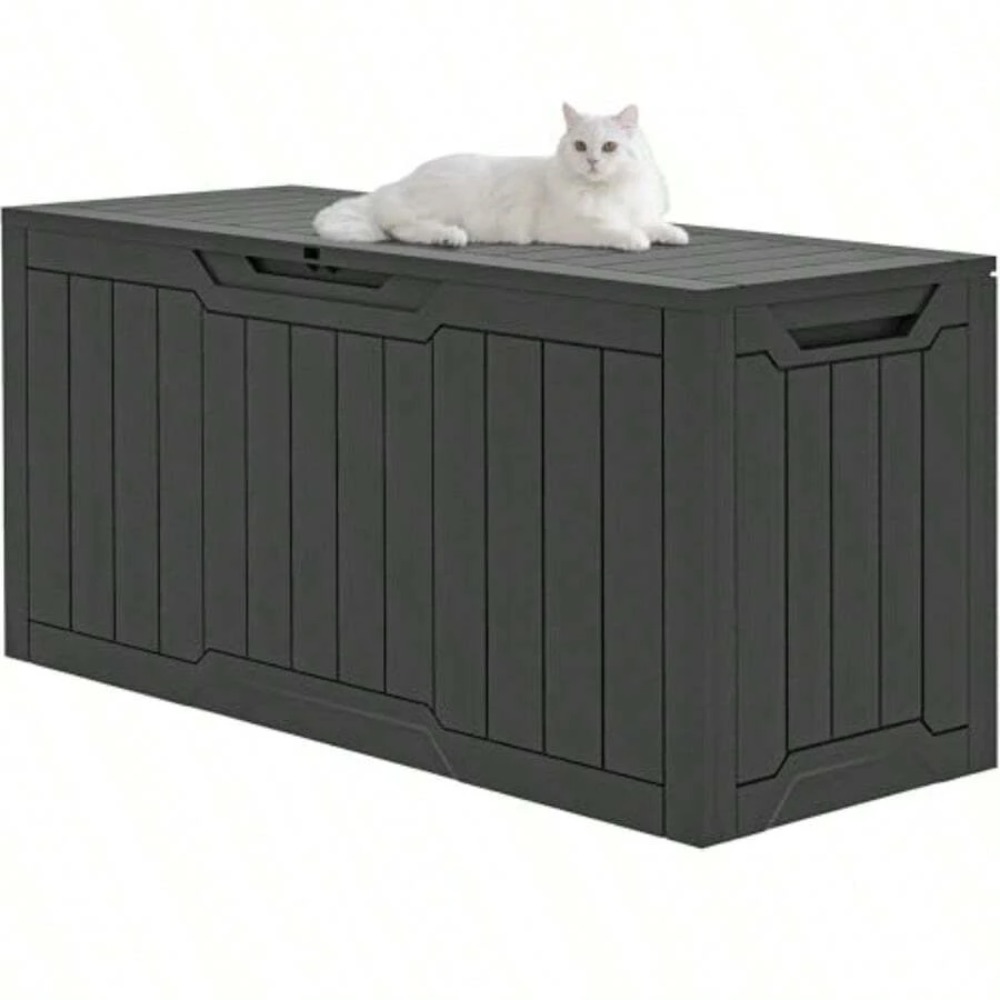 80 Gallon Waterproof Deck Box  - Gardening Tools Uses review and price