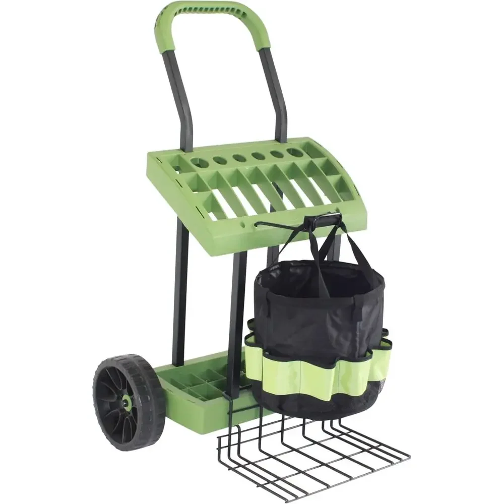 Garden Tool Cart with Tote, Wh - Gardening Tools Made In Usa review and price