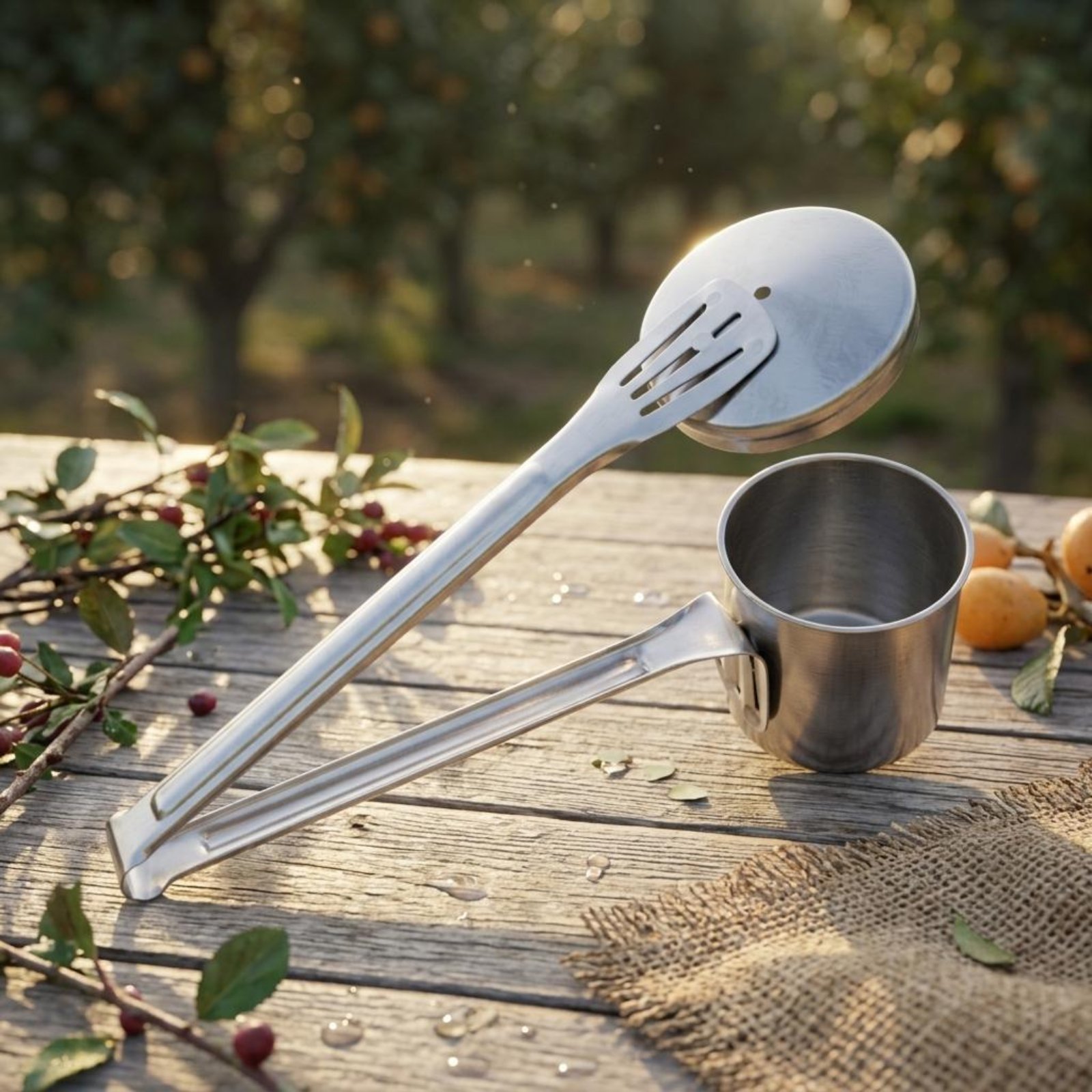 Cup Fruit Picker Stainless Ste - Gardening Tools Uses review and price
